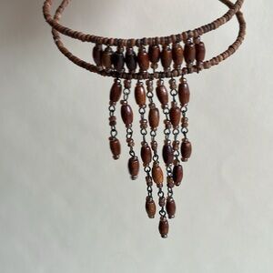 Wooden necklace